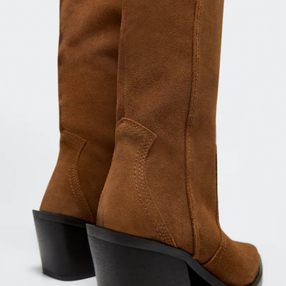 Suede Cowboy Boots - Picture 4 of 5